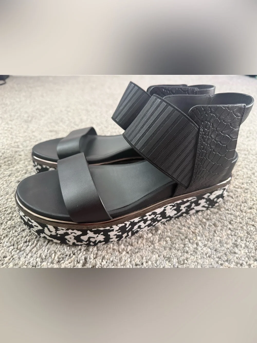 UNITED NUDE RICO SANDAL FOR WOMEN (BLACK) size 40